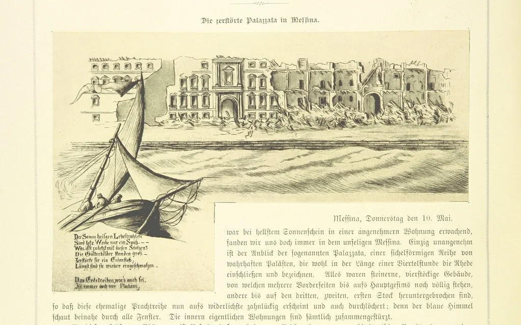 An illustration from Goethe's Italienische Reise. Mit 318 Illustrationen ... von J. von Kahle. Eingeleitet von ... H. Düntzer, 1885, leaf 344