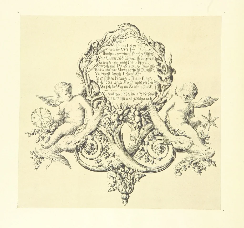 An illustration from Goethe's Italienische Reise. Mit 318 Illustrationen ... von J. von Kahle. Eingeleitet von ... H. Düntzer, 1885, leaf 350