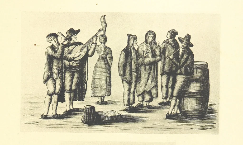 An illustration from Goethe's Italienische Reise. Mit 318 Illustrationen ... von J. von Kahle. Eingeleitet von ... H. Düntzer, 1885, leaf 359