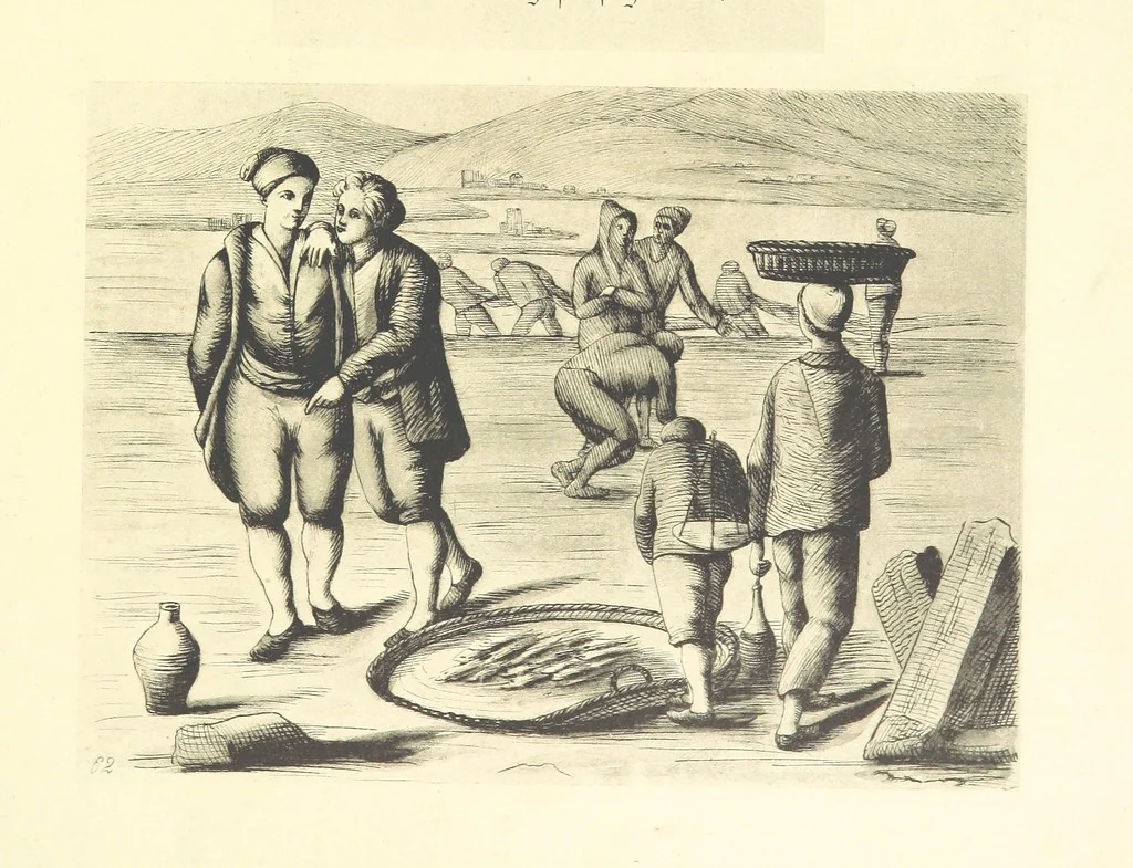 An illustration from Goethe's Italienische Reise. Mit 318 Illustrationen ... von J. von Kahle. Eingeleitet von ... H. Düntzer, 1885, leaf 359