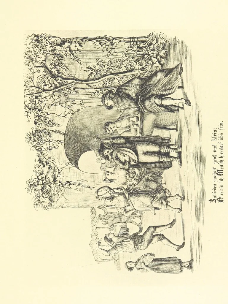 An illustration from Goethe's Italienische Reise. Mit 318 Illustrationen ... von J. von Kahle. Eingeleitet von ... H. Düntzer, 1885, leaf 363