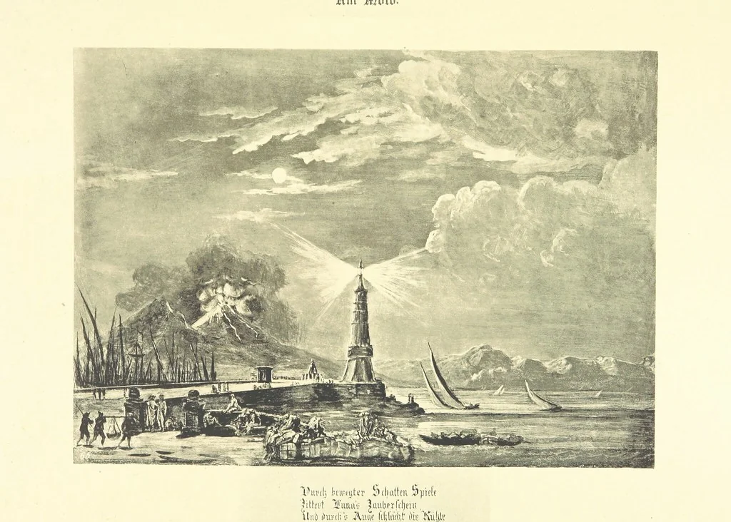 An illustration from Goethe's Italienische Reise. Mit 318 Illustrationen ... von J. von Kahle. Eingeleitet von ... H. Düntzer, 1885, leaf 369