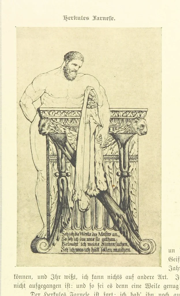 An illustration from Goethe's Italienische Reise. Mit 318 Illustrationen ... von J. von Kahle. Eingeleitet von ... H. Düntzer, 1885, leaf 384