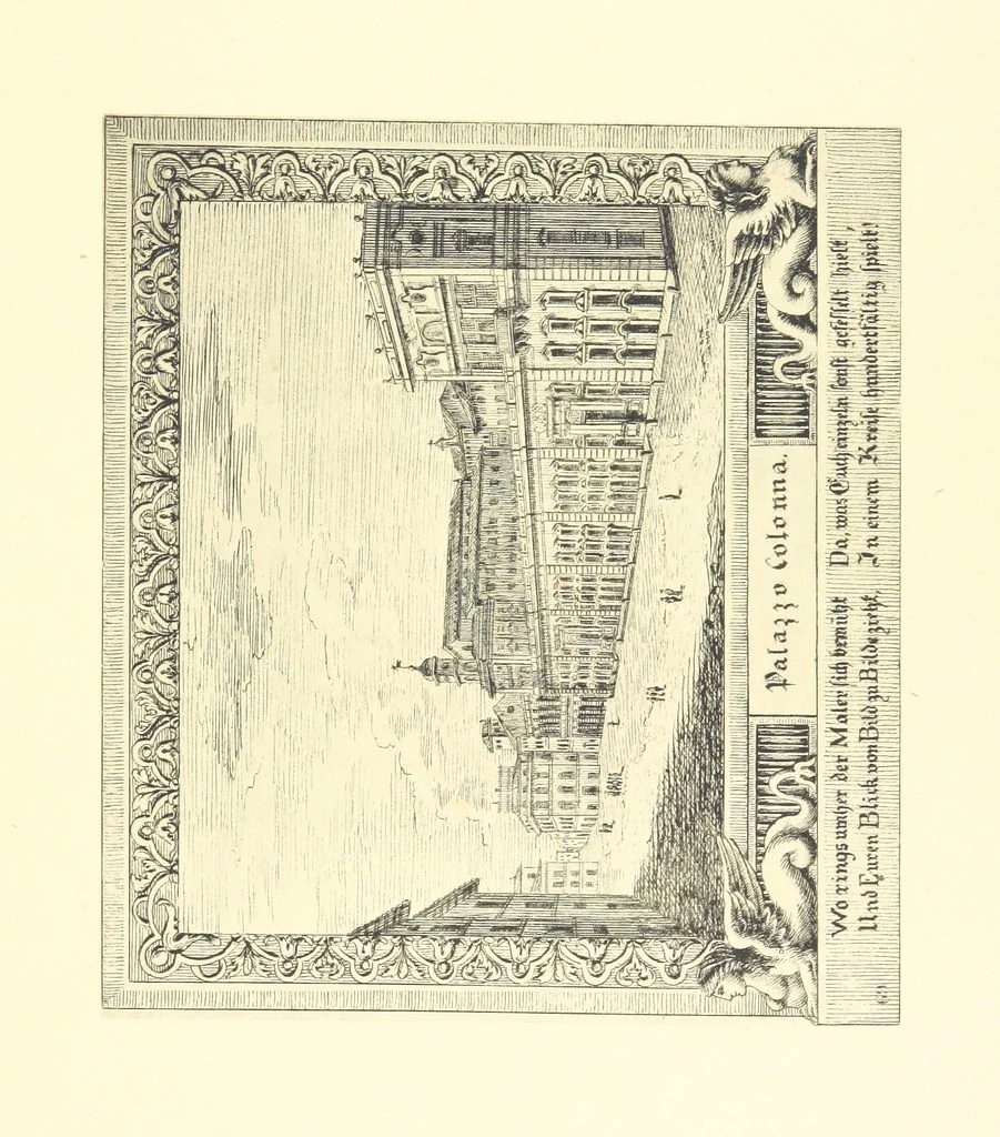 An illustration from Goethe's Italienische Reise. Mit 318 Illustrationen ... von J. von Kahle. Eingeleitet von ... H. Düntzer, 1885, leaf 387