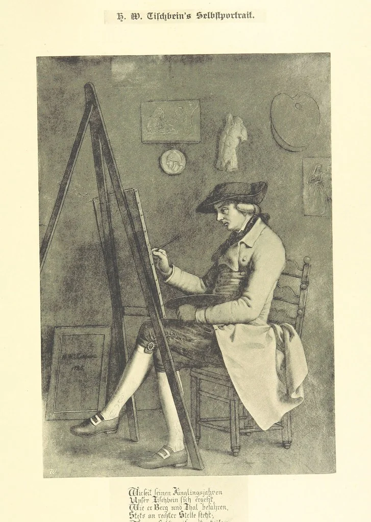 An illustration from Goethe's Italienische Reise. Mit 318 Illustrationen ... von J. von Kahle. Eingeleitet von ... H. Düntzer, 1885, leaf 391