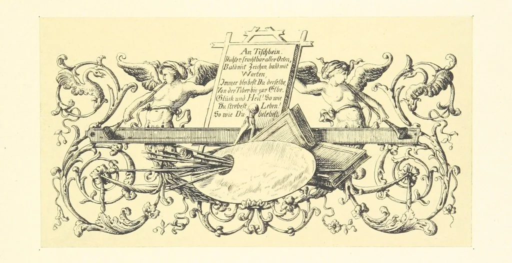 An illustration from Goethe's Italienische Reise. Mit 318 Illustrationen ... von J. von Kahle. Eingeleitet von ... H. Düntzer, 1885, leaf 395