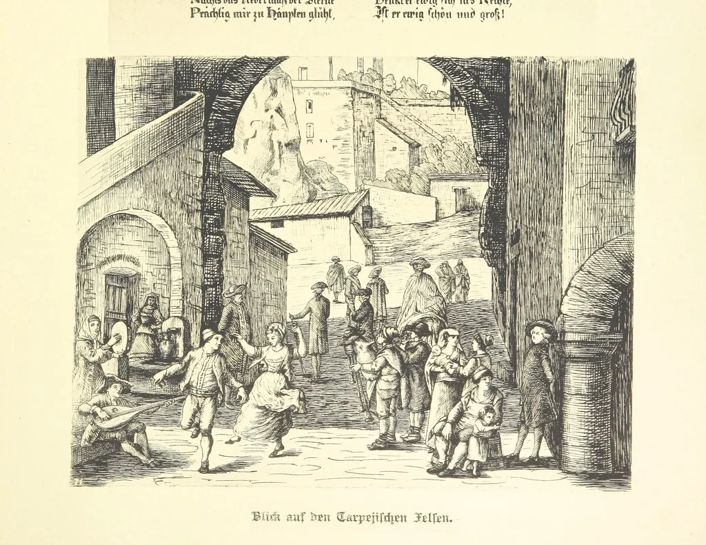 An illustration from Goethe's Italienische Reise. Mit 318 Illustrationen ... von J. von Kahle. Eingeleitet von ... H. Düntzer, 1885, leaf 401