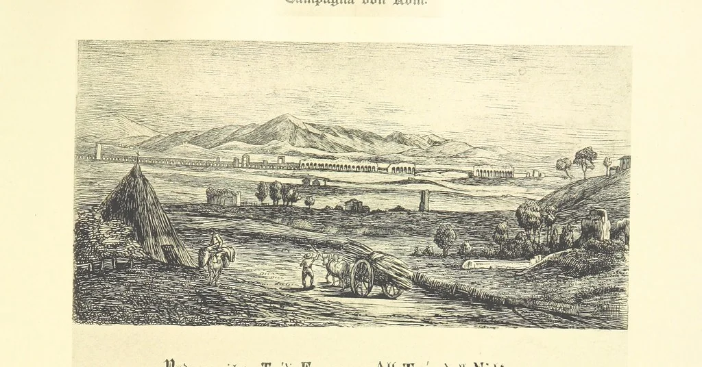 An illustration from Goethe's Italienische Reise. Mit 318 Illustrationen ... von J. von Kahle. Eingeleitet von ... H. Düntzer, 1885, leaf 401