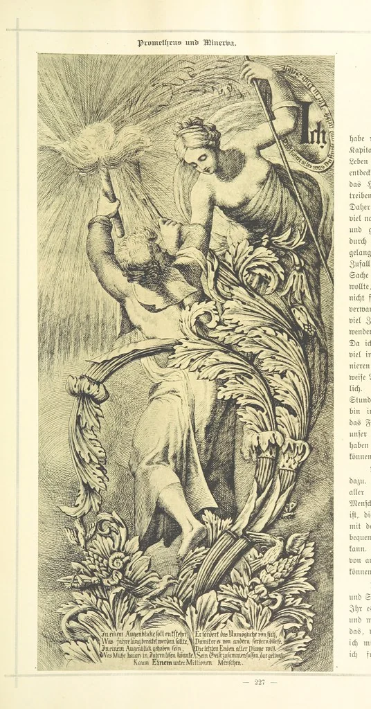 An illustration from Goethe's Italienische Reise. Mit 318 Illustrationen ... von J. von Kahle. Eingeleitet von ... H. Düntzer, 1885, leaf 403