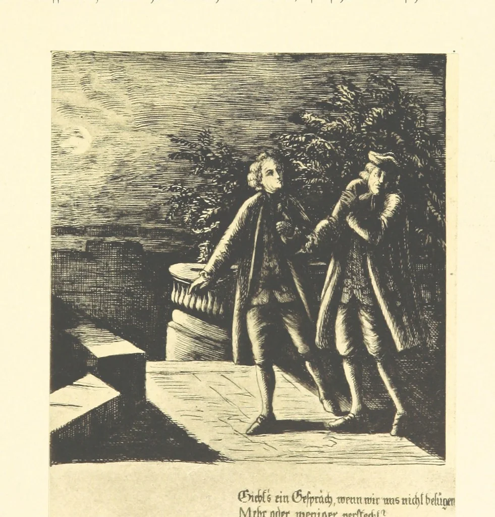 An illustration from Goethe's Italienische Reise. Mit 318 Illustrationen ... von J. von Kahle. Eingeleitet von ... H. Düntzer, 1885, leaf 409