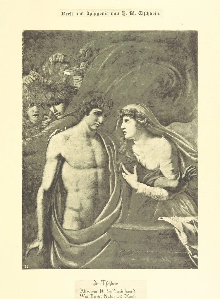 An illustration from Goethe's Italienische Reise. Mit 318 Illustrationen ... von J. von Kahle. Eingeleitet von ... H. Düntzer, 1885, leaf 415