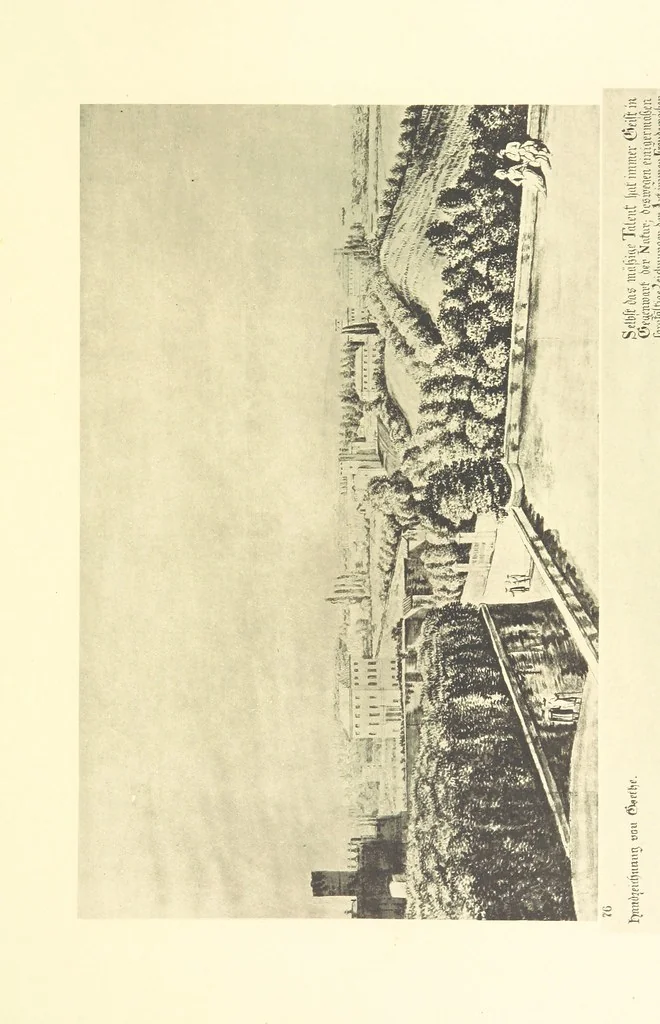 An illustration from Goethe's Italienische Reise. Mit 318 Illustrationen ... von J. von Kahle. Eingeleitet von ... H. Düntzer, 1885, leaf 423