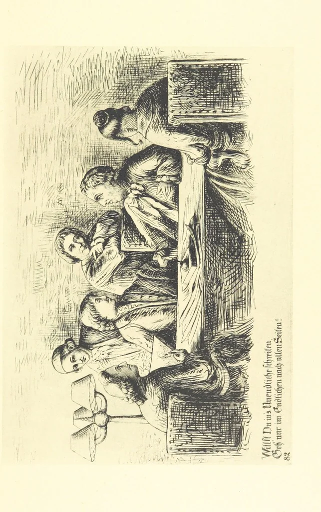 An illustration from Goethe's Italienische Reise. Mit 318 Illustrationen ... von J. von Kahle. Eingeleitet von ... H. Düntzer, 1885, leaf 447