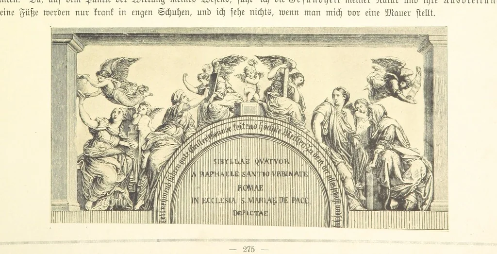 An illustration from Goethe's Italienische Reise. Mit 318 Illustrationen ... von J. von Kahle. Eingeleitet von ... H. Düntzer, 1885, leaf 491