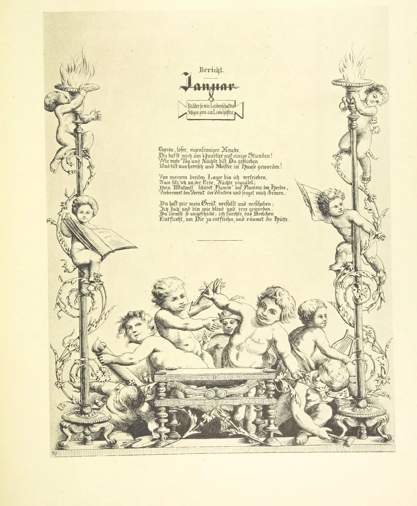 An illustration from Goethe's Italienische Reise. Mit 318 Illustrationen ... von J. von Kahle. Eingeleitet von ... H. Düntzer, 1885, leaf 505