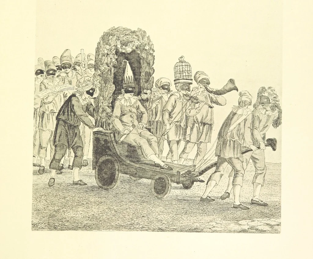 An illustration from Goethe's Italienische Reise. Mit 318 Illustrationen ... von J. von Kahle. Eingeleitet von ... H. Düntzer, 1885, leaf 509