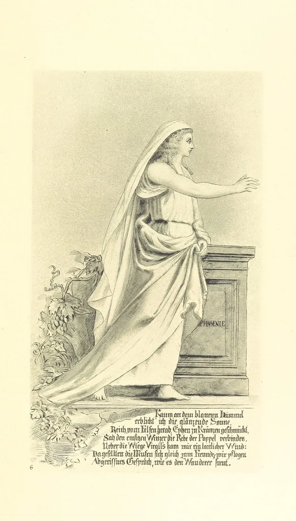 An illustration from Goethe's Italienische Reise. Mit 318 Illustrationen ... von J. von Kahle. Eingeleitet von ... H. Düntzer, 1885, leaf 51