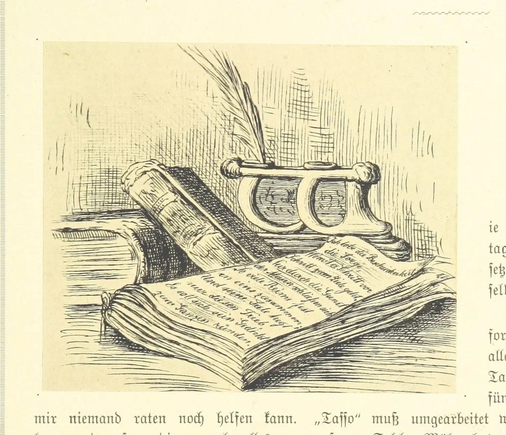 An illustration from Goethe's Italienische Reise. Mit 318 Illustrationen ... von J. von Kahle. Eingeleitet von ... H. Düntzer, 1885, leaf 511