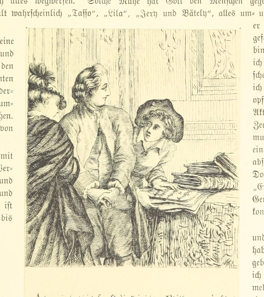An illustration from Goethe's Italienische Reise. Mit 318 Illustrationen ... von J. von Kahle. Eingeleitet von ... H. Düntzer, 1885, leaf 511