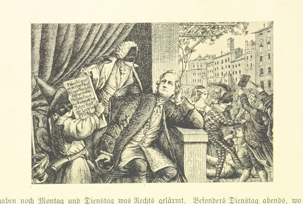 An illustration from Goethe's Italienische Reise. Mit 318 Illustrationen ... von J. von Kahle. Eingeleitet von ... H. Düntzer, 1885, leaf 512