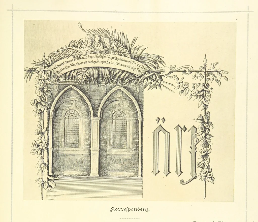 An illustration from Goethe's Italienische Reise. Mit 318 Illustrationen ... von J. von Kahle. Eingeleitet von ... H. Düntzer, 1885, leaf 523
