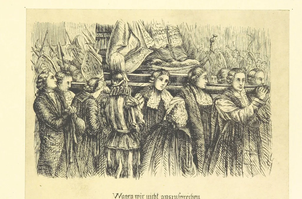 An illustration from Goethe's Italienische Reise. Mit 318 Illustrationen ... von J. von Kahle. Eingeleitet von ... H. Düntzer, 1885, leaf 525