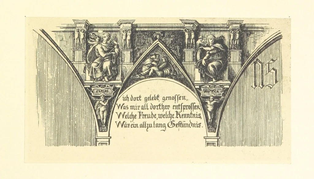 An illustration from Goethe's Italienische Reise. Mit 318 Illustrationen ... von J. von Kahle. Eingeleitet von ... H. Düntzer, 1885, leaf 527