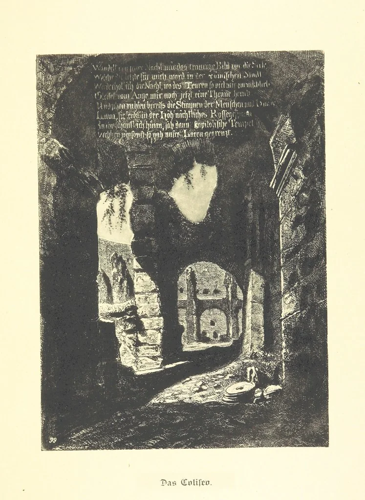 An illustration from Goethe's Italienische Reise. Mit 318 Illustrationen ... von J. von Kahle. Eingeleitet von ... H. Düntzer, 1885, leaf 541