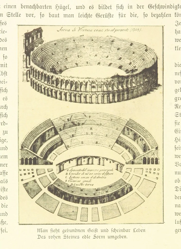 An illustration from Goethe's Italienische Reise. Mit 318 Illustrationen ... von J. von Kahle. Eingeleitet von ... H. Düntzer, 1885, leaf 66