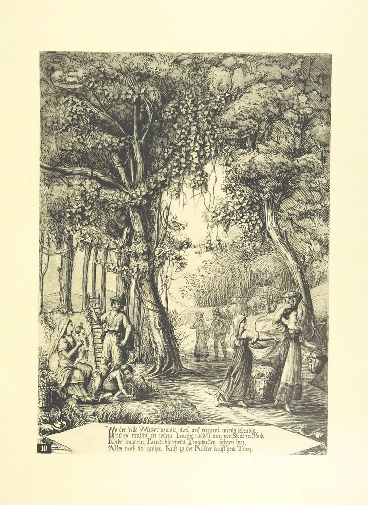 An illustration from Goethe's Italienische Reise. Mit 318 Illustrationen ... von J. von Kahle. Eingeleitet von ... H. Düntzer, 1885, leaf 77