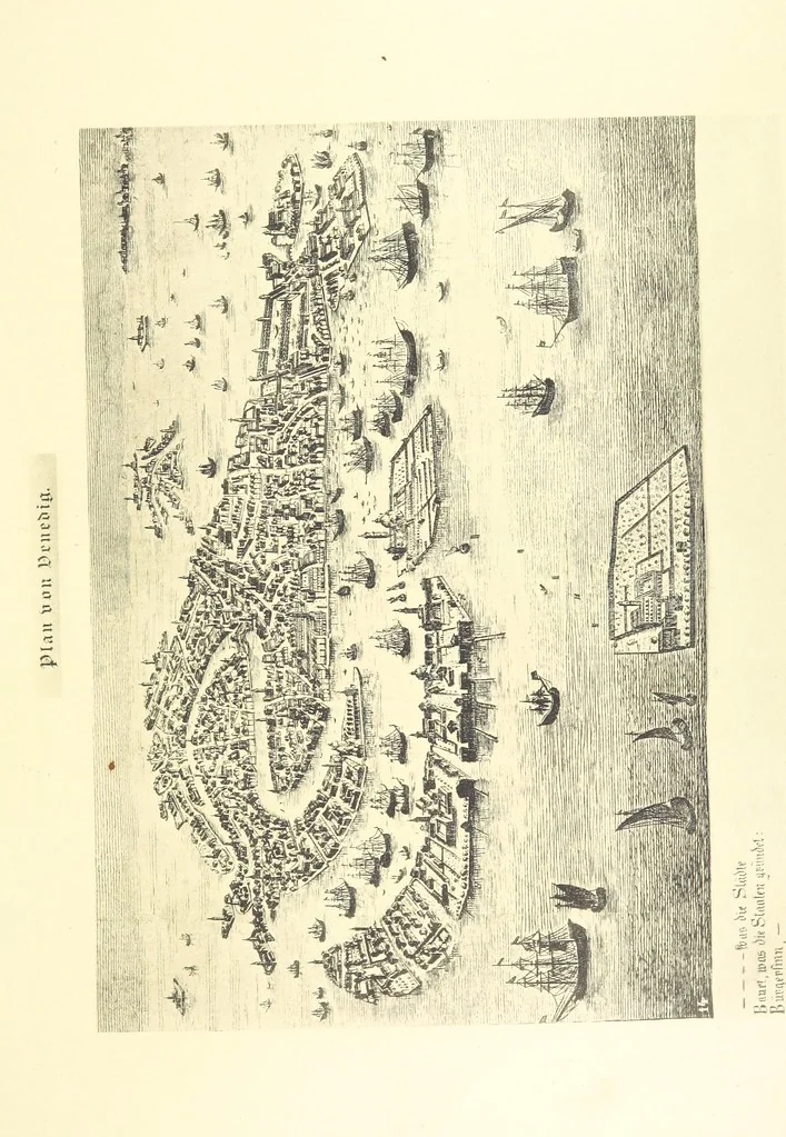An illustration from Goethe's Italienische Reise. Mit 318 Illustrationen ... von J. von Kahle. Eingeleitet von ... H. Düntzer, 1885, leaf 95