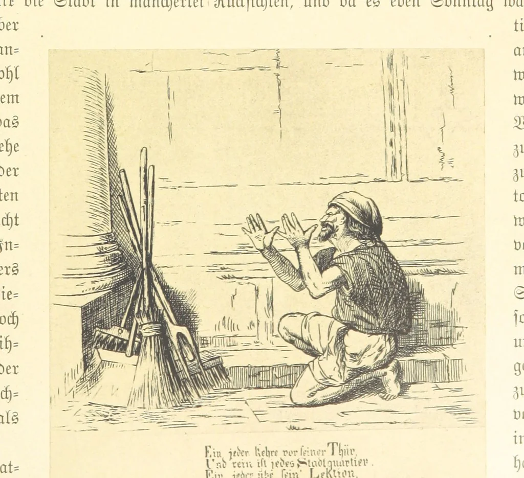 An illustration from Goethe's Italienische Reise. Mit 318 Illustrationen ... von J. von Kahle. Eingeleitet von ... H. Düntzer, 1885, leaf 97