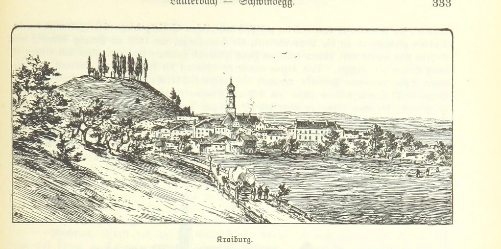 An illustration from Geographisch-historisches Handbuch von Bayern, 1895, leaf 351