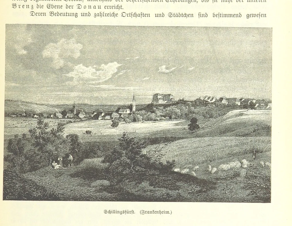 An illustration from Geographisch-historisches Handbuch von Bayern, 1895, leaf 39