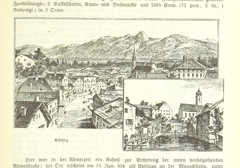 An illustration from Geographisch-historisches Handbuch von Bayern, 1895, leaf 405