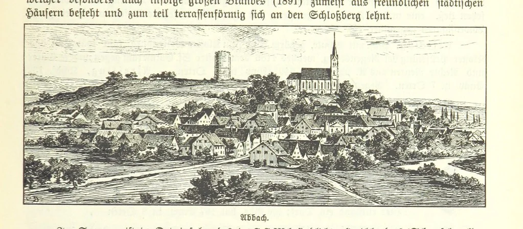 An illustration from Geographisch-historisches Handbuch von Bayern, 1895, leaf 575