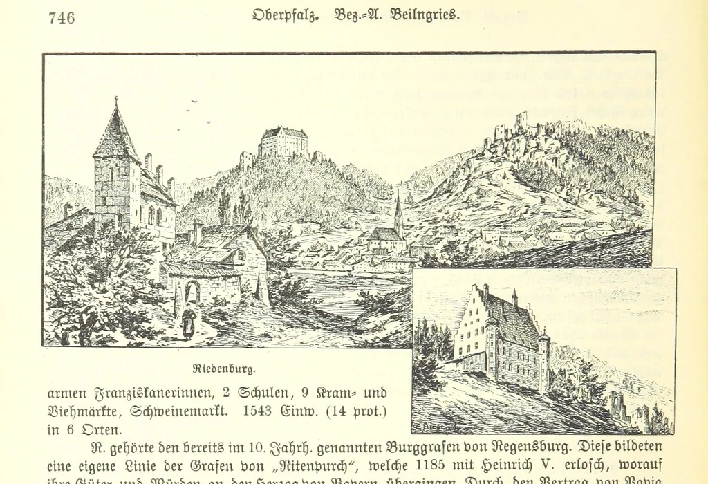 An illustration from Geographisch-historisches Handbuch von Bayern, 1895, leaf 764