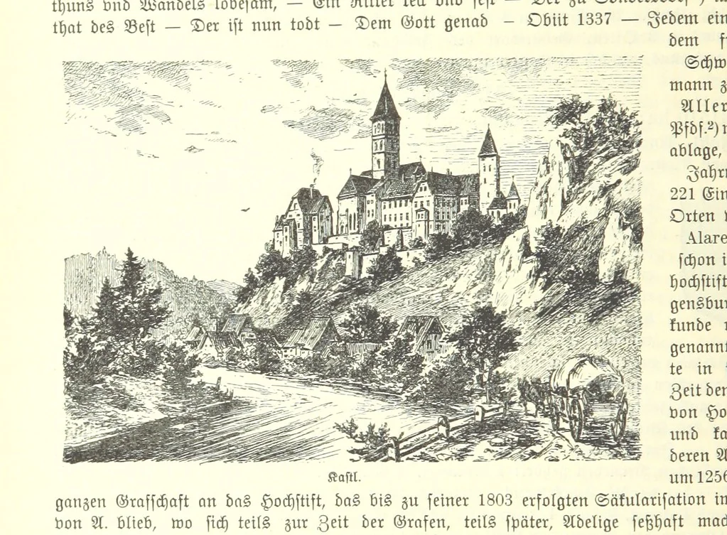 An illustration from Geographisch-historisches Handbuch von Bayern, 1895, leaf 824