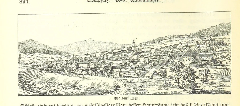 An illustration from Geographisch-historisches Handbuch von Bayern, 1895, leaf 912