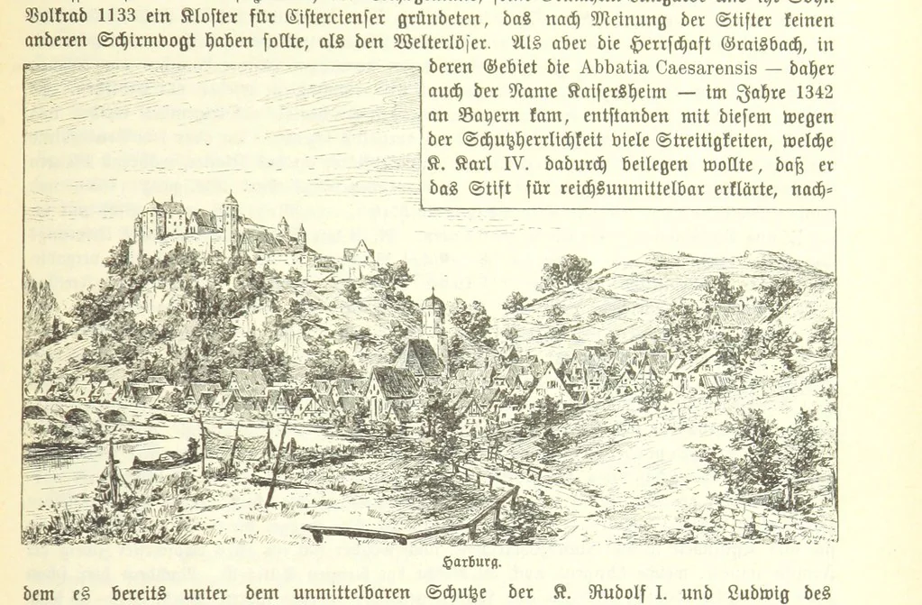 An illustration from Geographisch-historisches Handbuch von Bayern, 1895, leaf 1015