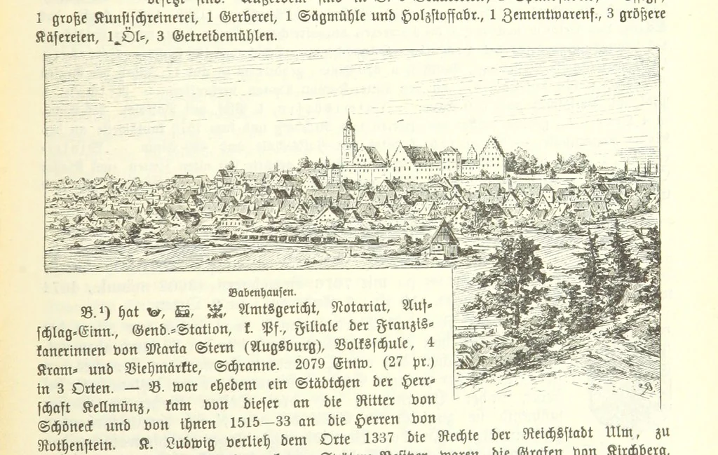 An illustration from Geographisch-historisches Handbuch von Bayern, 1895, leaf 1049