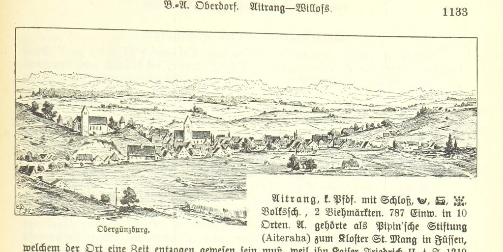 An illustration from Geographisch-historisches Handbuch von Bayern, 1895, leaf 1149