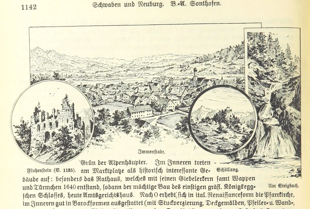 An illustration from Geographisch-historisches Handbuch von Bayern, 1895, leaf 1158