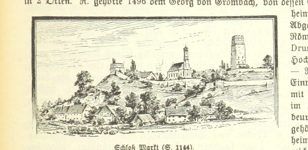 An illustration from Geographisch-historisches Handbuch von Bayern, 1895, leaf 1165