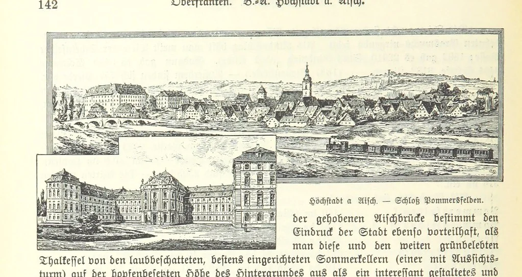 An illustration from Geographisch-historisches Handbuch von Bayern, 1895, leaf 158