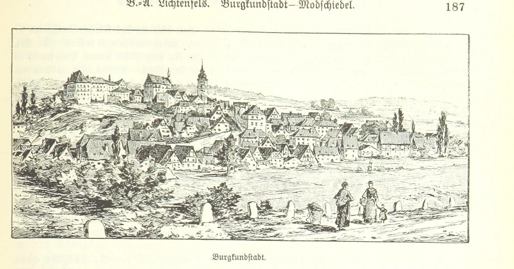An illustration from Geographisch-historisches Handbuch von Bayern, 1895, leaf 203