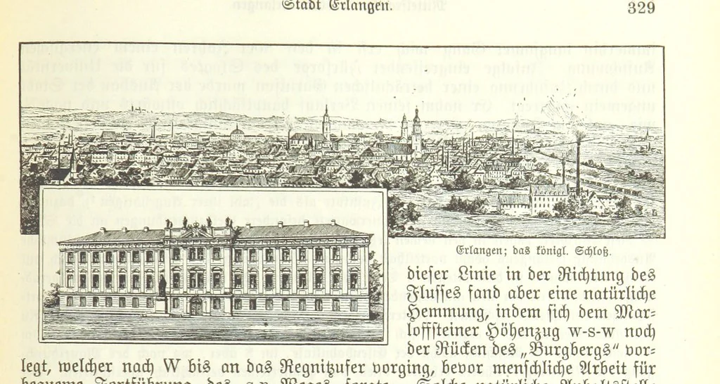 An illustration from Geographisch-historisches Handbuch von Bayern, 1895, leaf 345