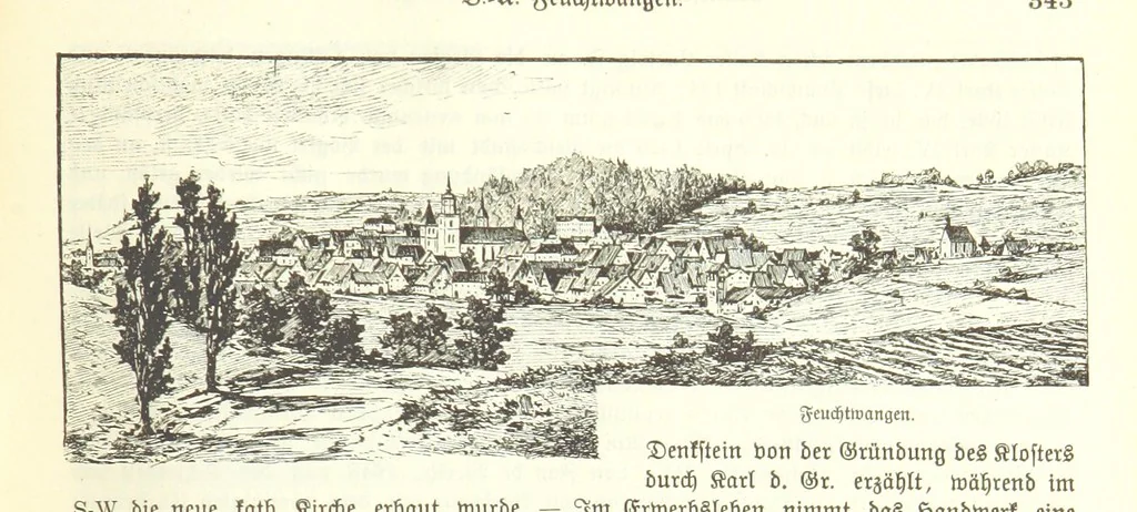 An illustration from Geographisch-historisches Handbuch von Bayern, 1895, leaf 359