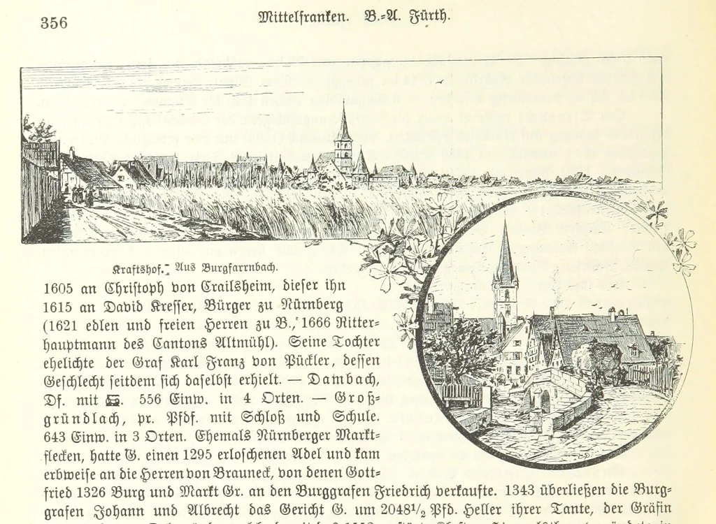 An illustration from Geographisch-historisches Handbuch von Bayern, 1895, leaf 372