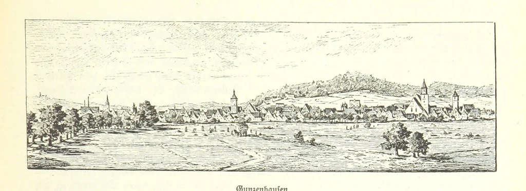 An illustration from Geographisch-historisches Handbuch von Bayern, 1895, leaf 381